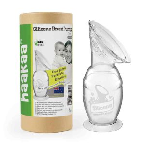 Recolector de leche HAAKAA con base de succión