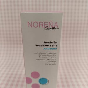 EMULSIÓN SENSITIVE 3 EN 1 ANTIEDAD. NOREÑA COSMETICS