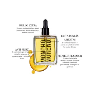 ACEITE REPARADOR ANTIFRIZZ MONCHO MORENO. SHINE ON ME. 100ml