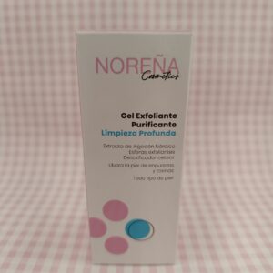GEL EXFOLIANTE PURIFICANTE. LIMPIEZA PROFUNDA. NOREÑA COSMETICS