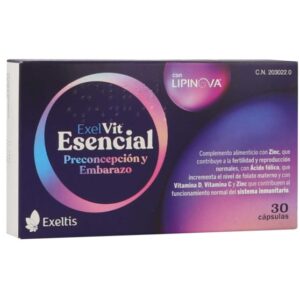 MUSA ExelVit Esencial Complemento Alimenticio Preconcepción y Embarazo 30 cápsulas.