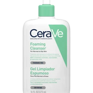 Cerave Gel limpiador espumoso. 473ml