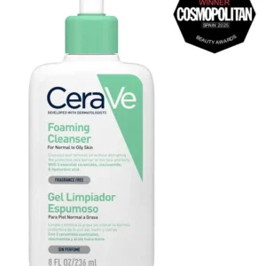Cerave Gel limpiador espumoso. 236ml