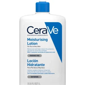 Cerave Loción hidratante para piel seca a muy seca. 1 litro