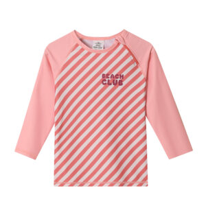 Camiseta Protección Solar Manga Larga Stripes Bloom & Blush Monnëka