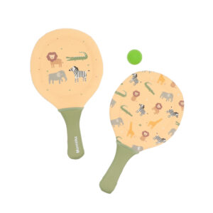 Palas de Playa Neopreno Wild Animals con Pelota Monnëka