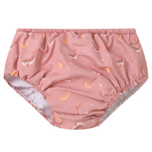 Bañador Pañal Volantes Whale Pink Monnëka talla 6-12 meses